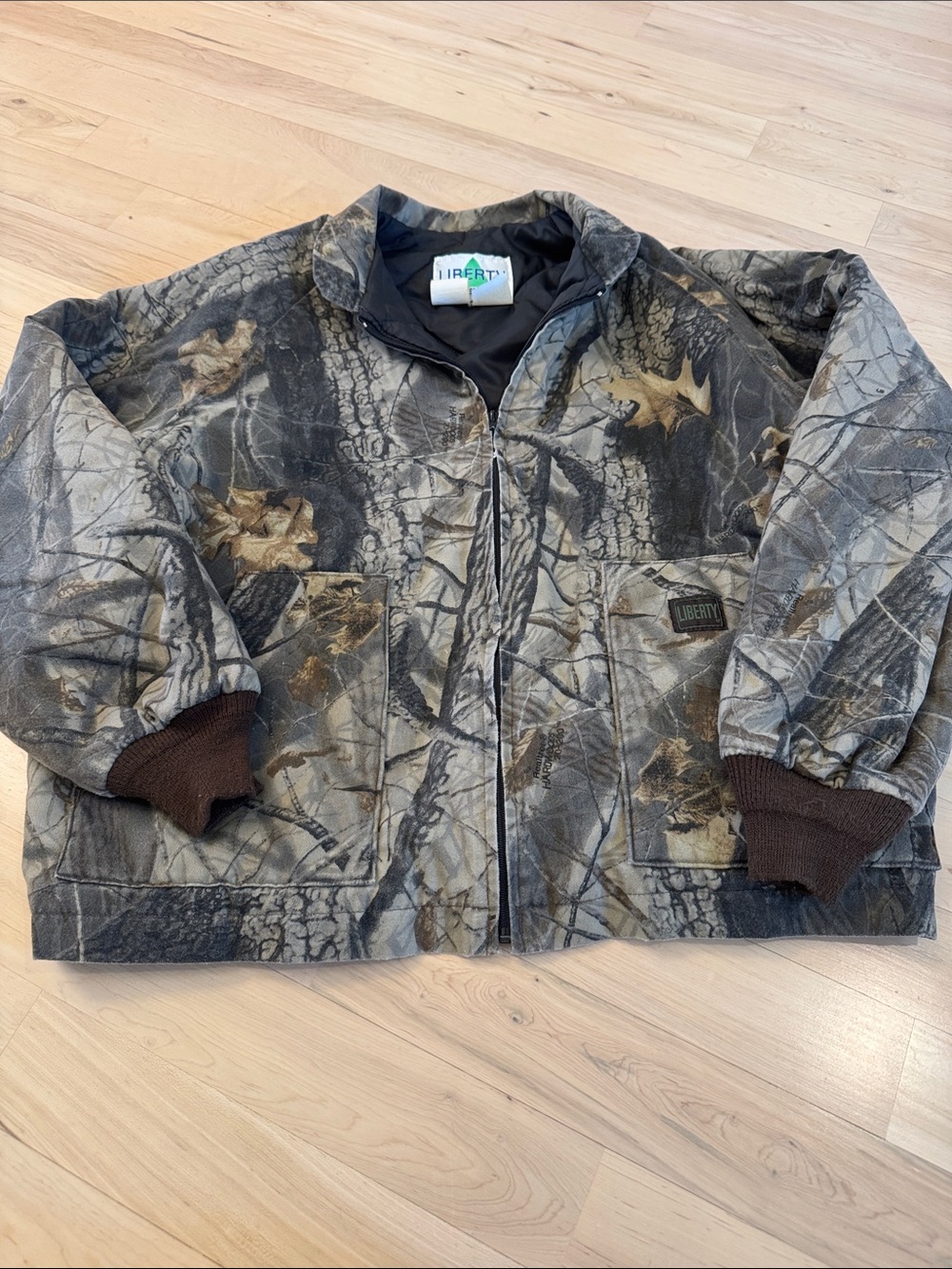 Liberty Real Tree Camo Bomber Jacket Hunting Camouflage-XL-Workwear